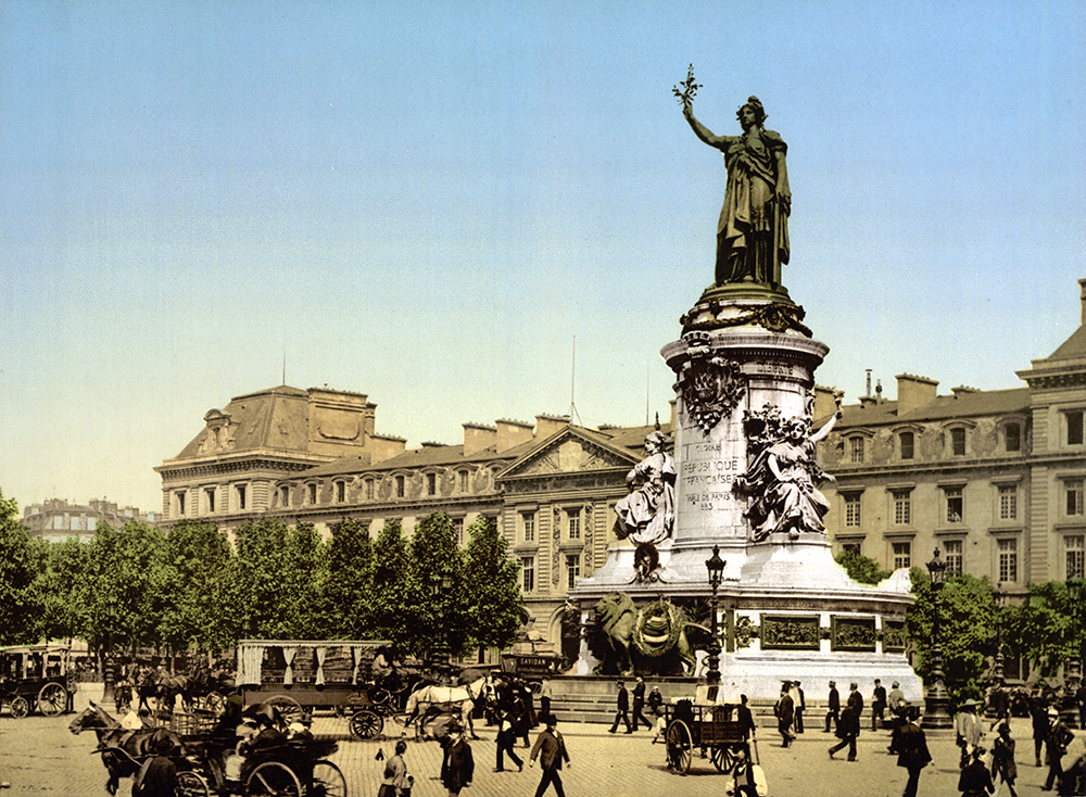 Les Flâneurs Paris in the past the piazzas of Paris