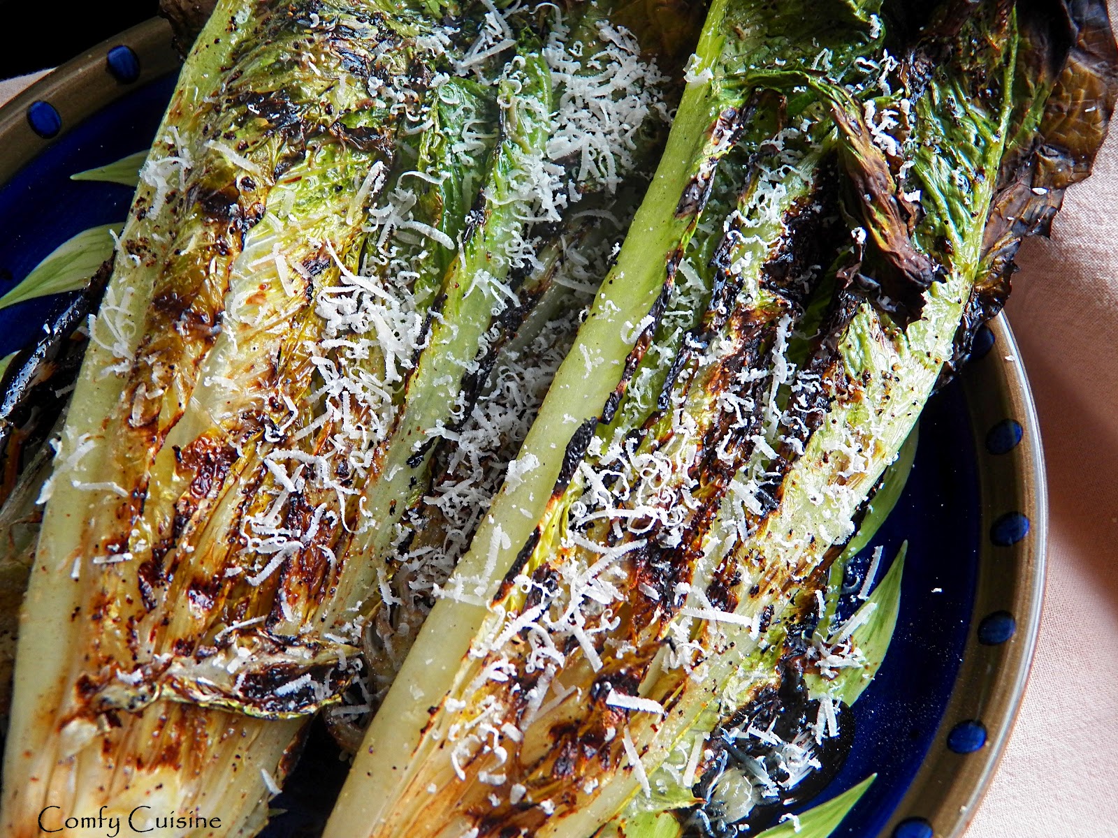 Comfy Cuisine Home Recipes from Family & Friends Grilled Romaine with